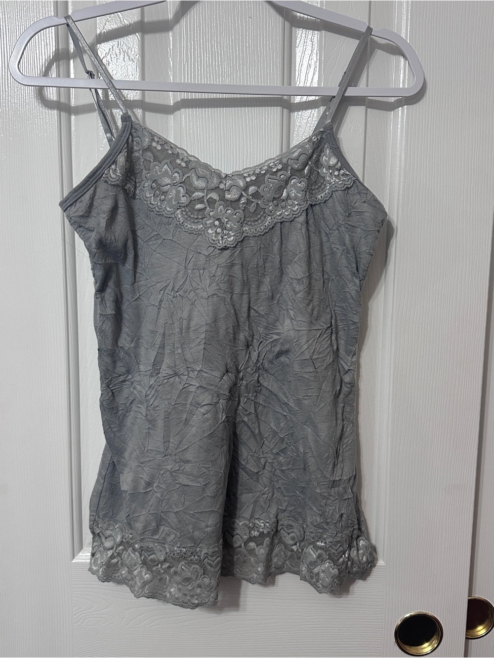 Silver camisole from Maurice’s